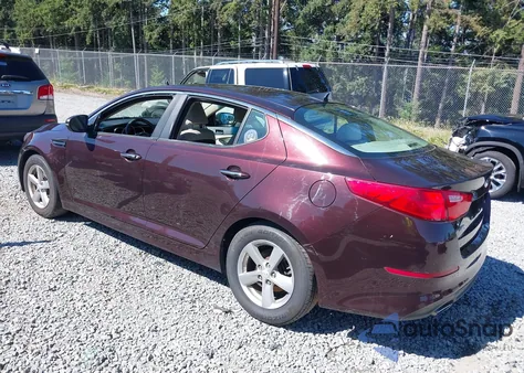 2015 Kia Optima Lx z USA, uszkodzony, nr VIN 5XXGM4A71FG438717